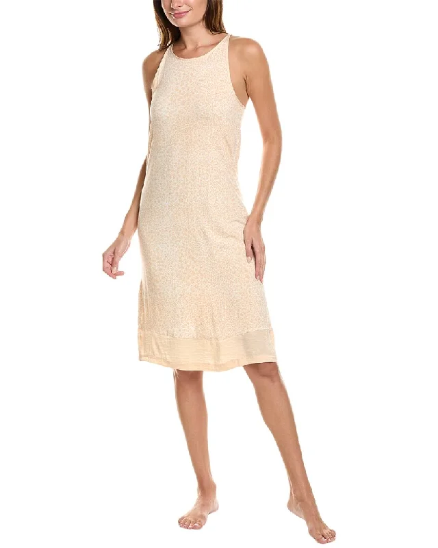 Splendid Racerback Linen-Blend Gown