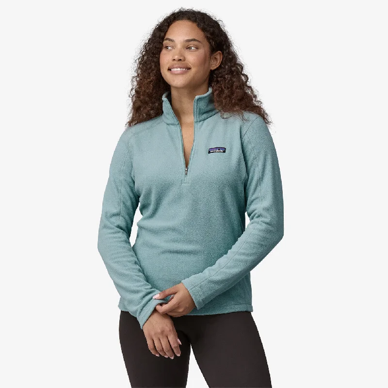 Women's Micro D Quarter-Zip Fleece - Thermal Blue