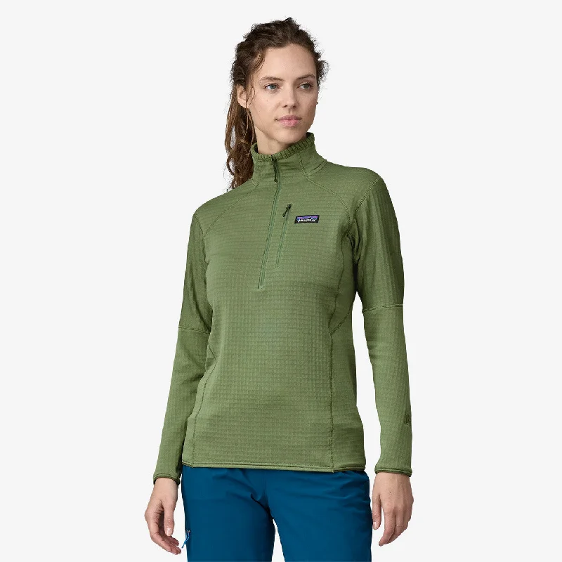 Women's R1 Fleece Pullover - Terrain Green