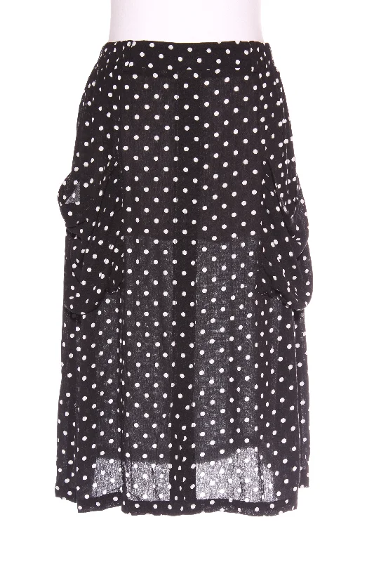 EB & IVE - Polka dot knee length skirt! 14 Satin unclassified skirts