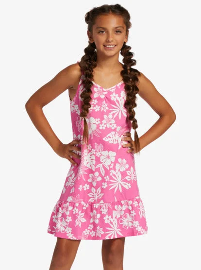 Roxy Girls The Good Direction Dress Pink