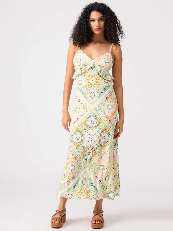 Sanctuary Spring Favorite Slip Dress - SCARF PAISLEY