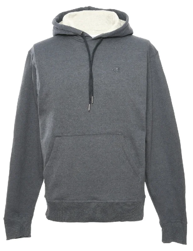 Blue Champion Hooded Sweatshirt - S