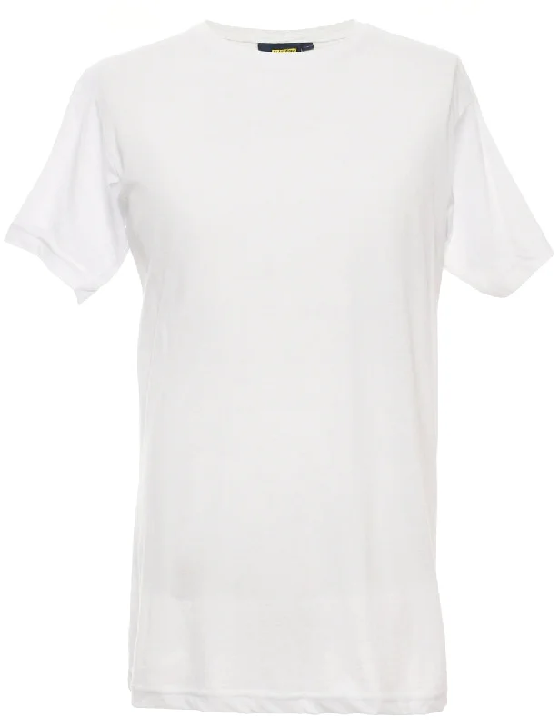 White Plain T-shirt - M