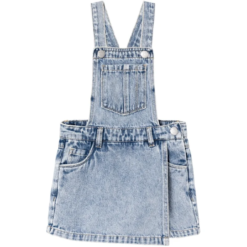 Name It Light Blue Denim Bella Baggy Denim Bib Skort