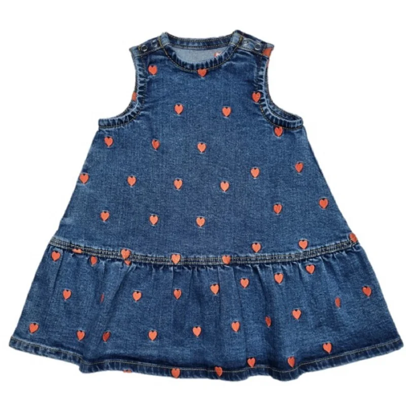 THE NEW Siblings Medium Blue Denim Wash Lovia Denim Dress