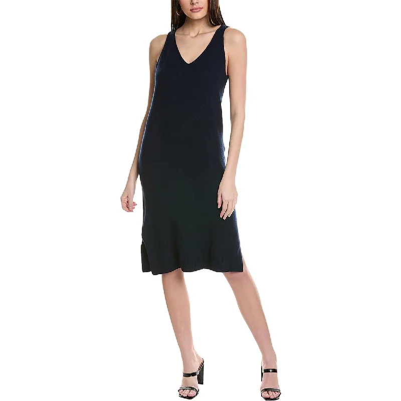 Vince Camuto Womens Sleevless Knee-Length Sweaterdress